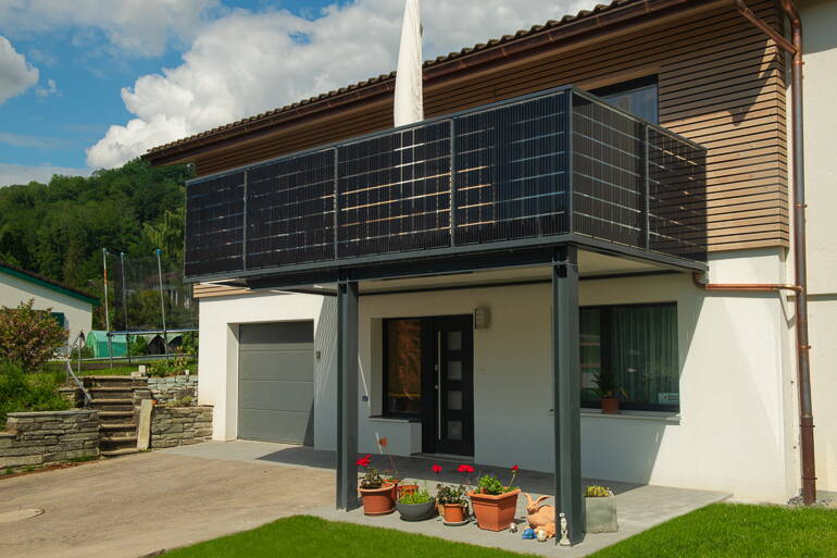 Solargeländer - Solarbalkon
